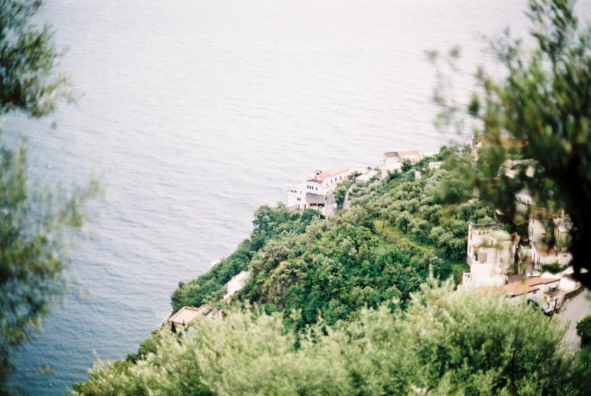 Historic cliffside village in Southern Europe